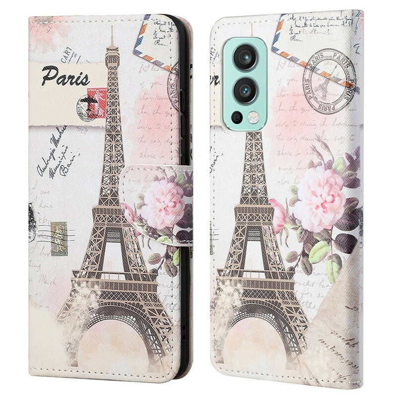 OnePlus Nord 2 5G Torre Eiffel Retro Case