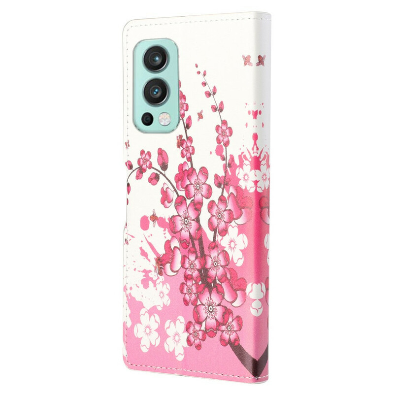 Capa OnePlus Nord 2 5G Flores Tropicais