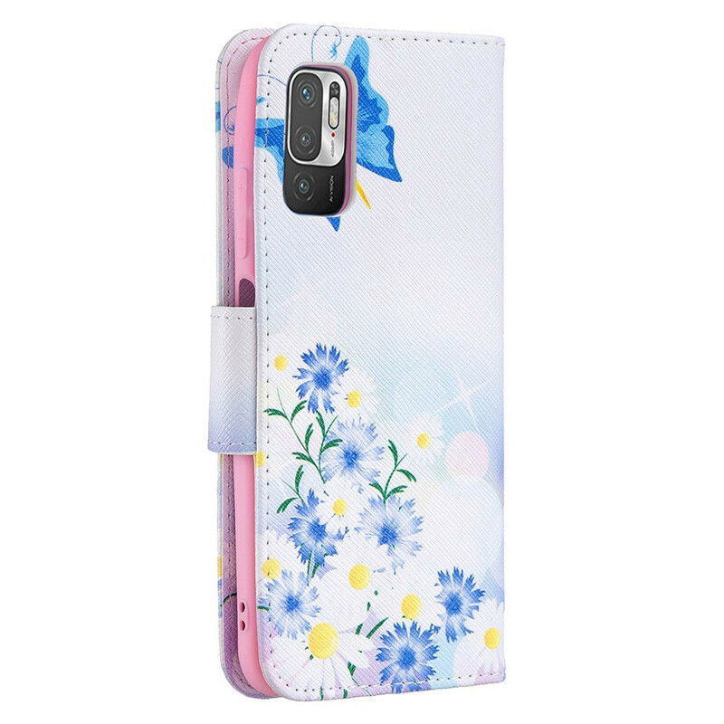 Xiaomi Redmi Note 10 5G / Poco M3 Pro 5G Case Butterflies e Flores