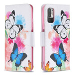 Xiaomi Redmi Note 10 5G / Poco M3 Pro 5G Case Butterflies e Flores