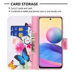Xiaomi Redmi Note 10 5G / Poco M3 Pro 5G Case Butterflies e Flores