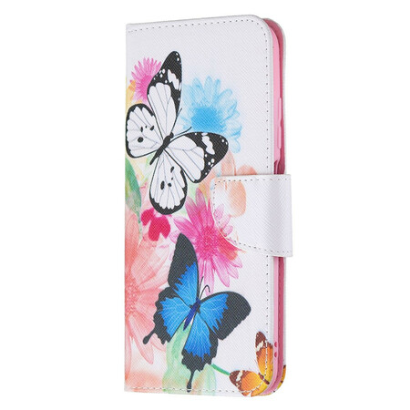 Xiaomi Redmi Note 10 5G / Poco M3 Pro 5G Case Butterflies e Flores