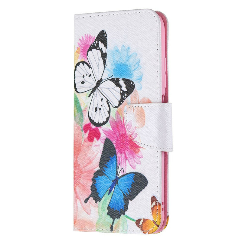 Xiaomi Redmi Note 10 5G / Poco M3 Pro 5G Case Butterflies e Flores