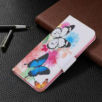 Xiaomi Redmi Note 10 5G / Poco M3 Pro 5G Case Butterflies e Flores