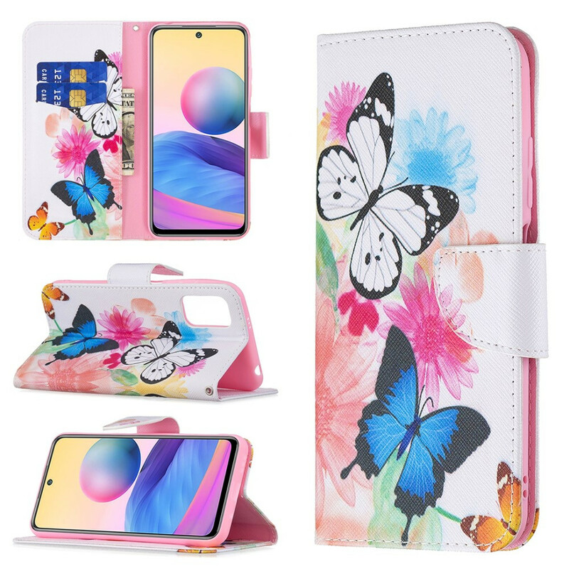 Xiaomi Redmi Note 10 5G / Poco M3 Pro 5G Case Butterflies e Flores
