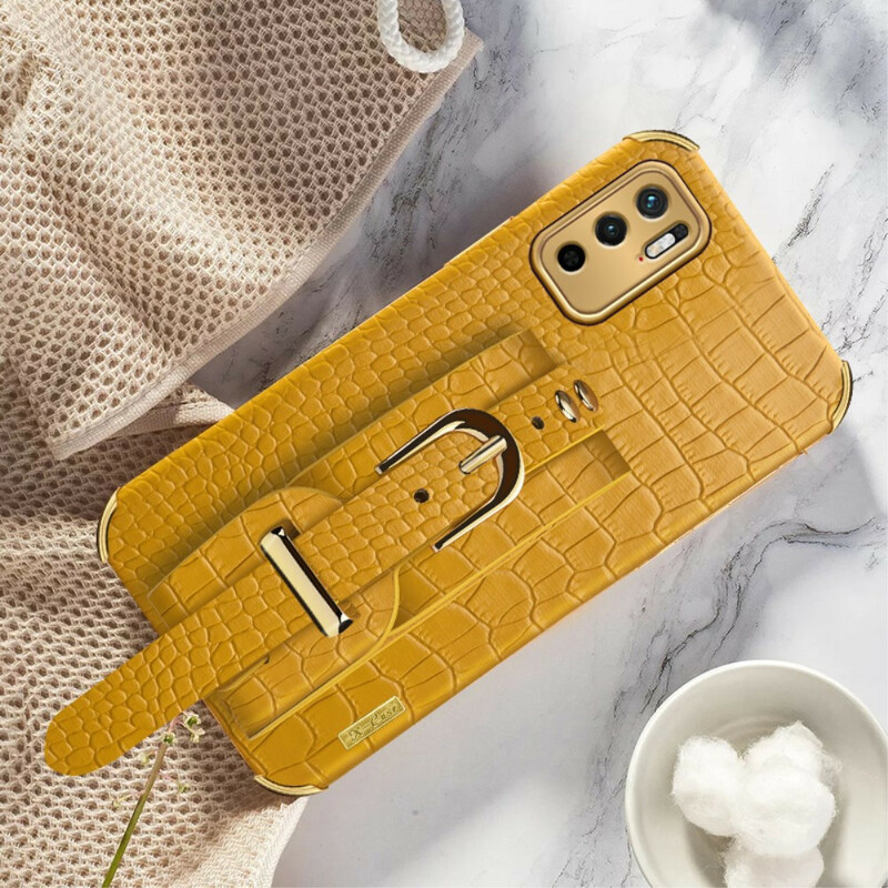 Xiaomi Redmi Note 10 5G / Poco M3 Pro 5G Capa de Pulseira Croco