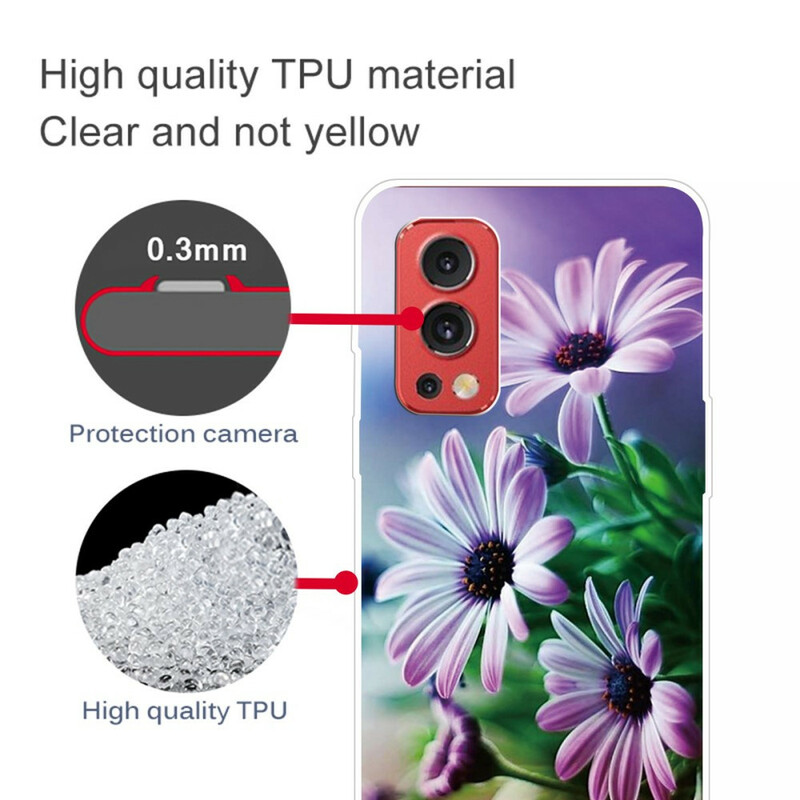 Capa OnePlus Nord 2 5G Realistic Flower