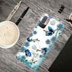Xiaomi Redmi Note 10 5G / Poco M3 Pro 5G Case Butterflies e Flowers Retro