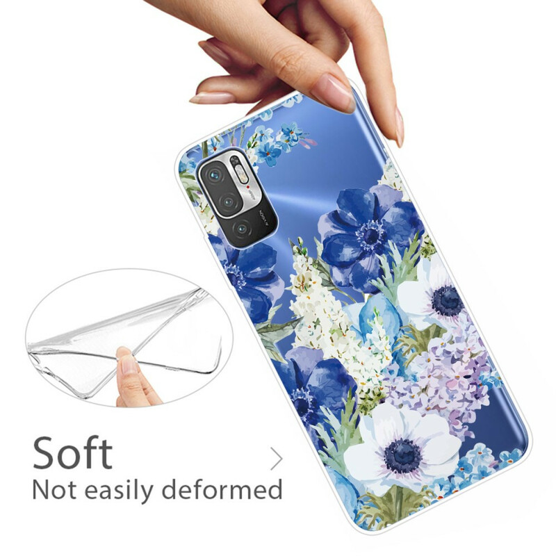 Xiaomi Redmi Note 10 5G / Poco M3 Pro 5G Capa flor de aguarela
