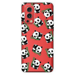 OnePlus Nord 2 5G Capa de Pandas Pequenos