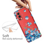 Capa OnePlus Nord 2 5G Blue Flowers