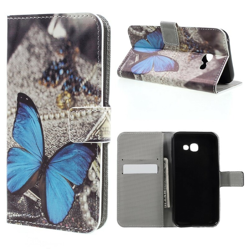 Samsung Galaxy A5 2017 Case Butterfly Blue