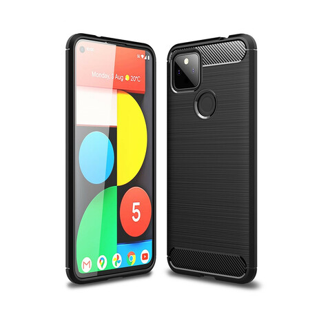 Google Pixel 5A 5G Capa de fibra de carbono escovada