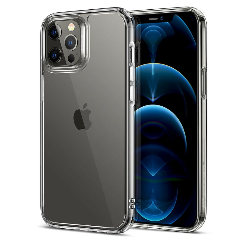 iPhone 12 / 12 Pro Case Glass Back e Borda de Silicone