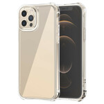 iPhone 12 / 12 Pro Transparent Case LEEU Almofadas de protecção