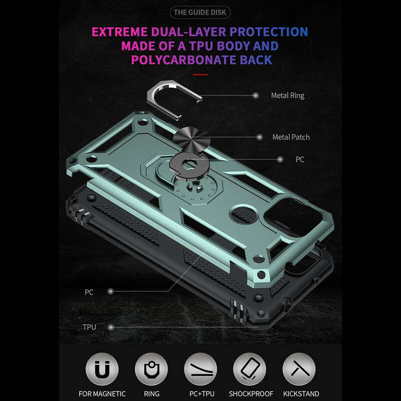 Capa de Anel Premium do Google Pixel 5A 5G