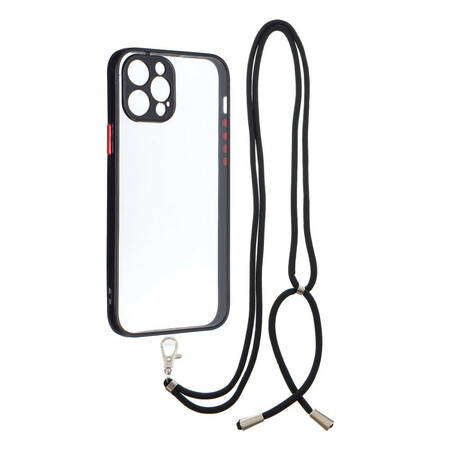 Capa Híbrida Pro iPhone 12 com Cordão Colorido