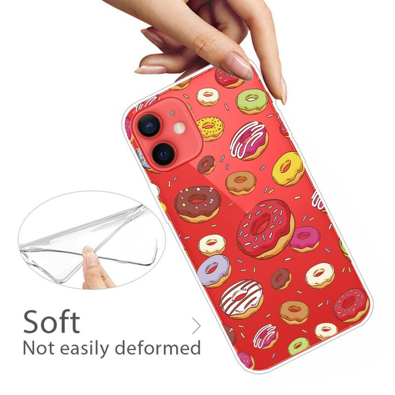 iPhone 13 Mini Capa de Donuts de Amor