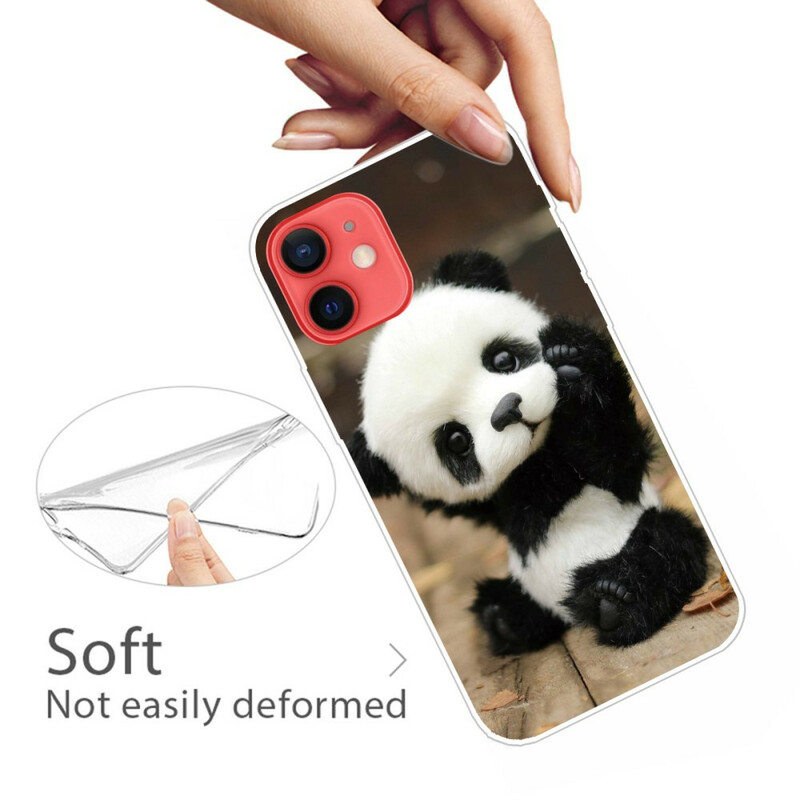 iPhone 13 Mini Capa Panda Flexível
