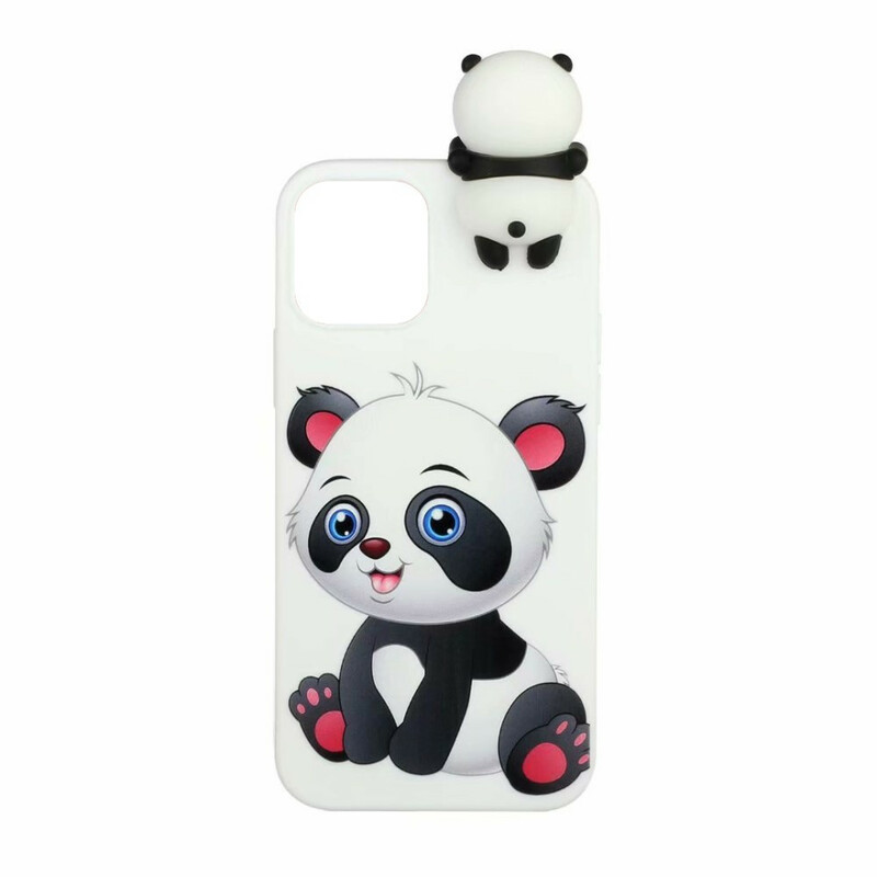Case iPhone 13 Mini Panda 3D Cute