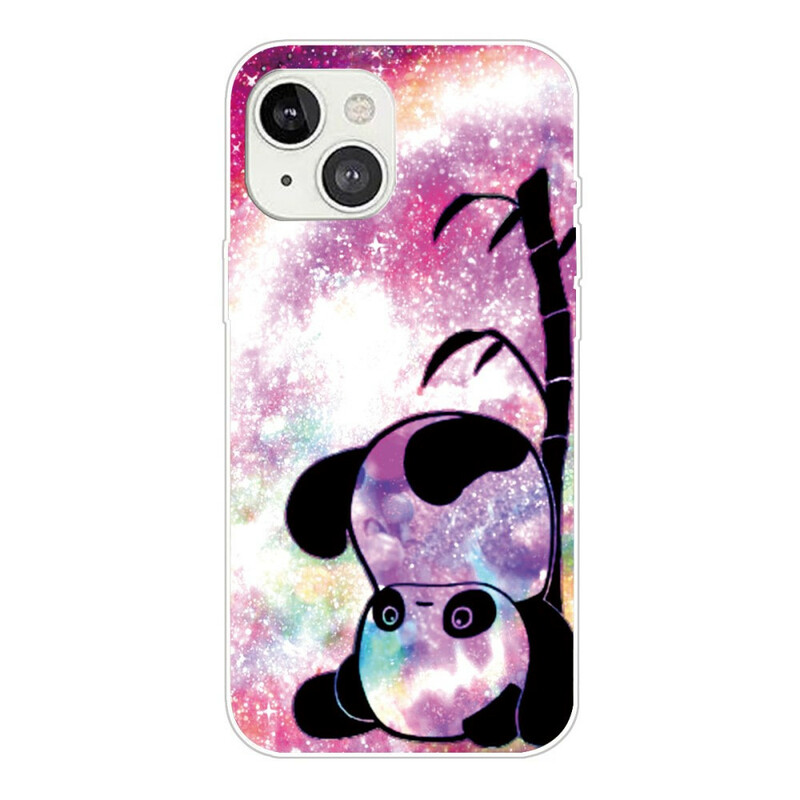 Capa iPhone 13 Mini Panda e Bambu