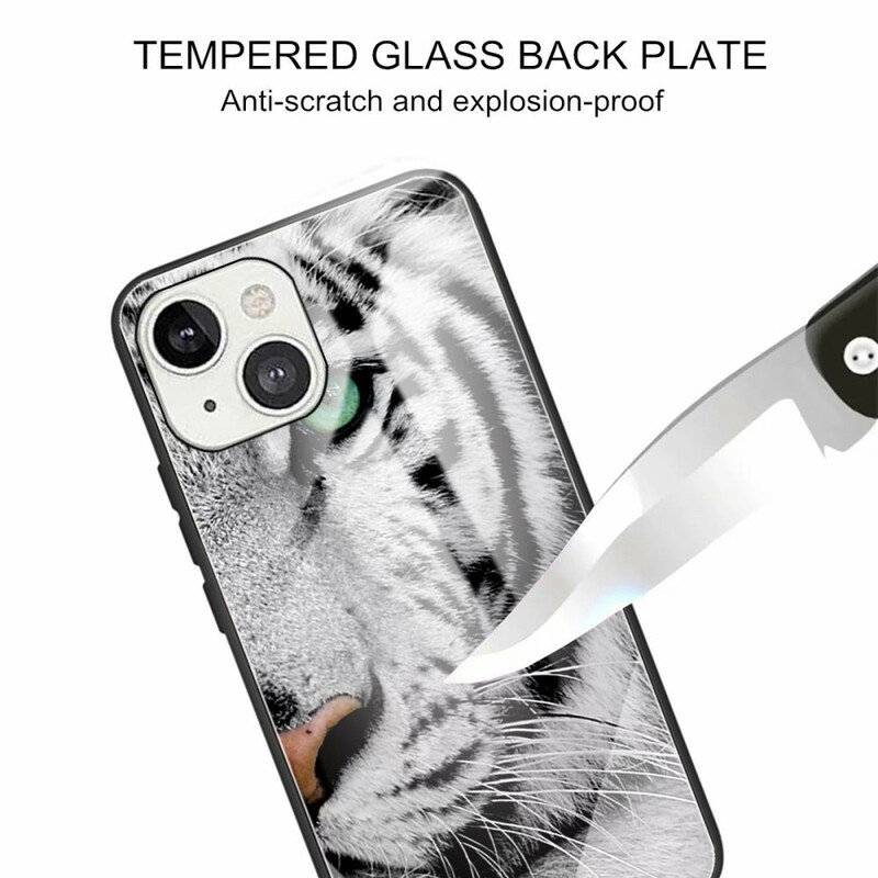 Capa de vidro temperado IPhone 13 MIni Tiger