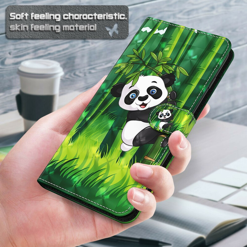 Capa para iPhone 13 Mini Panda e Bamboo