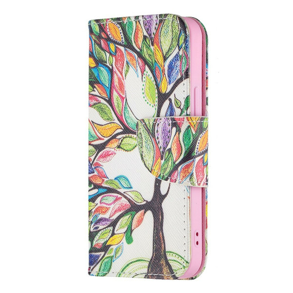 Capa para iPhone 13 Mini Árvore Colorida
