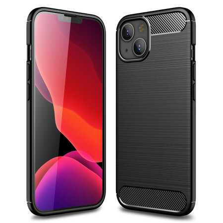 iPhone 13 Mini capa de fibra de carbono escovada