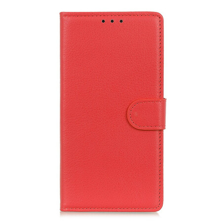 Capa para iPhone 13 Mini Leatherette Litchi Tradicional
