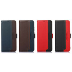 Case iPhone 13 Mini Style Litchi RFID KHAZNEH