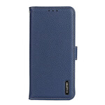 Case iPhone 13 Mini Genuine Leather Litchi KHAZNEH