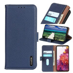 Case iPhone 13 Mini Genuine Leather Litchi KHAZNEH