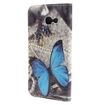 Samsung Galaxy A3 2017 Case Butterfly Blue