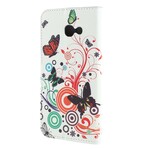 Samsung Galaxy A3 2017 Case Butterflies e Flores