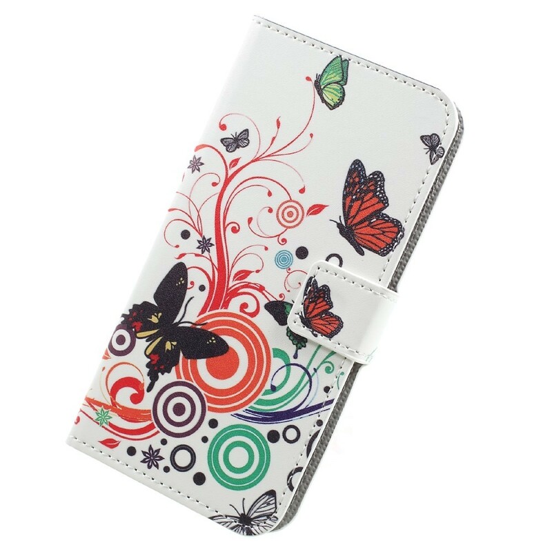 Samsung Galaxy A3 2017 Case Butterflies e Flores