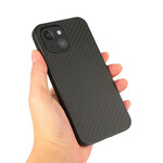 iPhone 13 Mini Case Leather Texture efeito couro de fibra de carbono