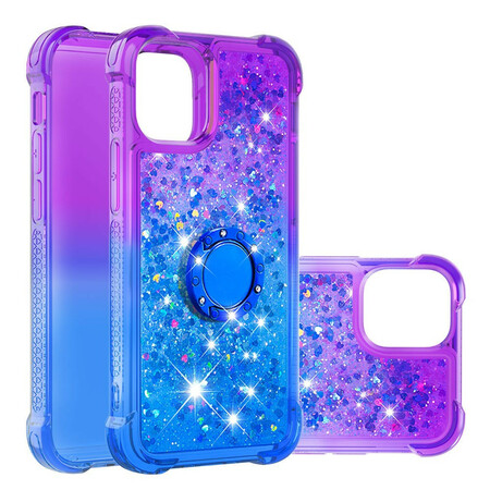 Capa iPhone 13 Mini Anel de Glitter