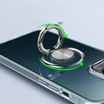 iPhone 13 Mini Capa transparente com suporte de anéis
