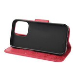 Capa para iPhone 13 Mini Borboletas Esplêndidas com Bracelete