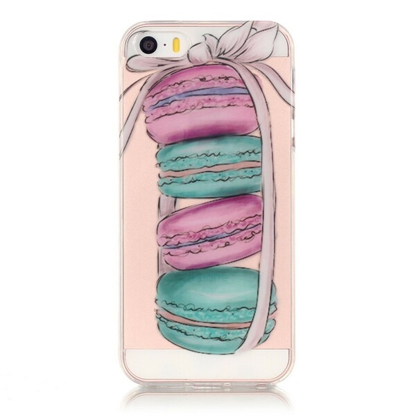 iPhone SE/5/5S Clear Case Macarons Gourmands