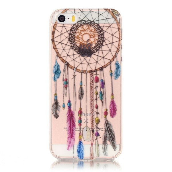 iPhone SE/5/5S Capa transparente Dream Catcher Colorful