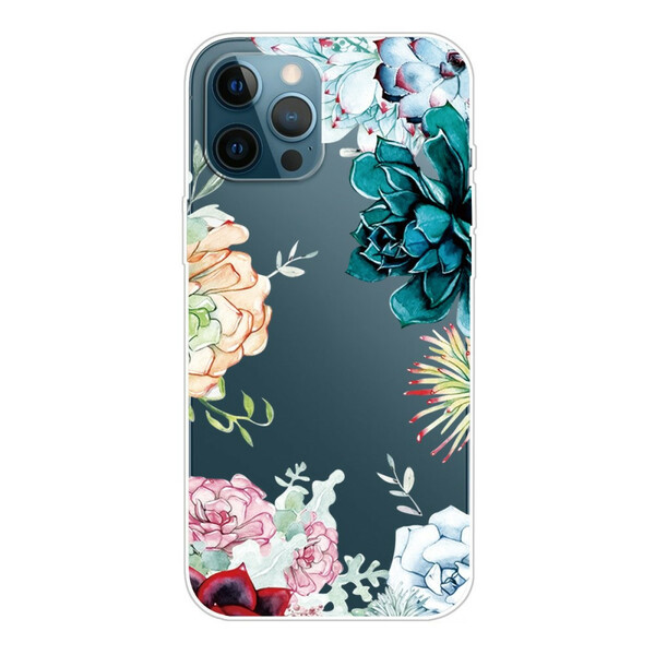 Case iPhone 13 Pro Max Watercolour Flowers