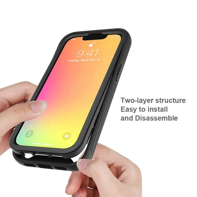 iPhone 13 Mini Case Hybrid Design Silicone Edges