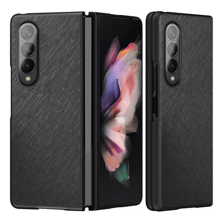 Samsung Galaxy Z Flip 3 5G Capa de couro texturizado