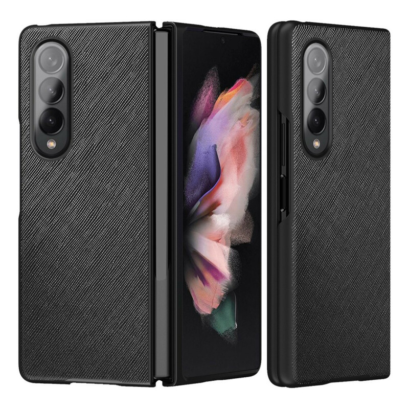 Samsung Galaxy Z Flip 3 5G Capa de couro texturizado