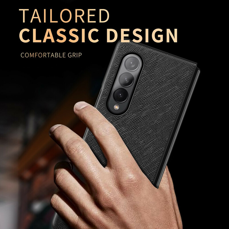 Samsung Galaxy Z Flip 3 5G Capa de couro texturizado