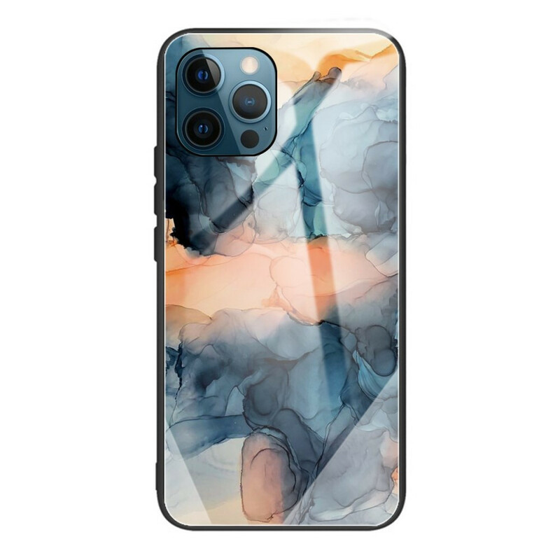 iPhone 13 Pro Case Marble Tempered Glass