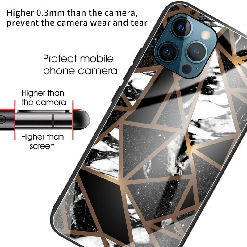 iPhone 13 Pro Hard Case Marble Geometry