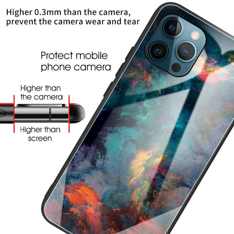 iPhone 13 Pro case Tempered Glass Sky